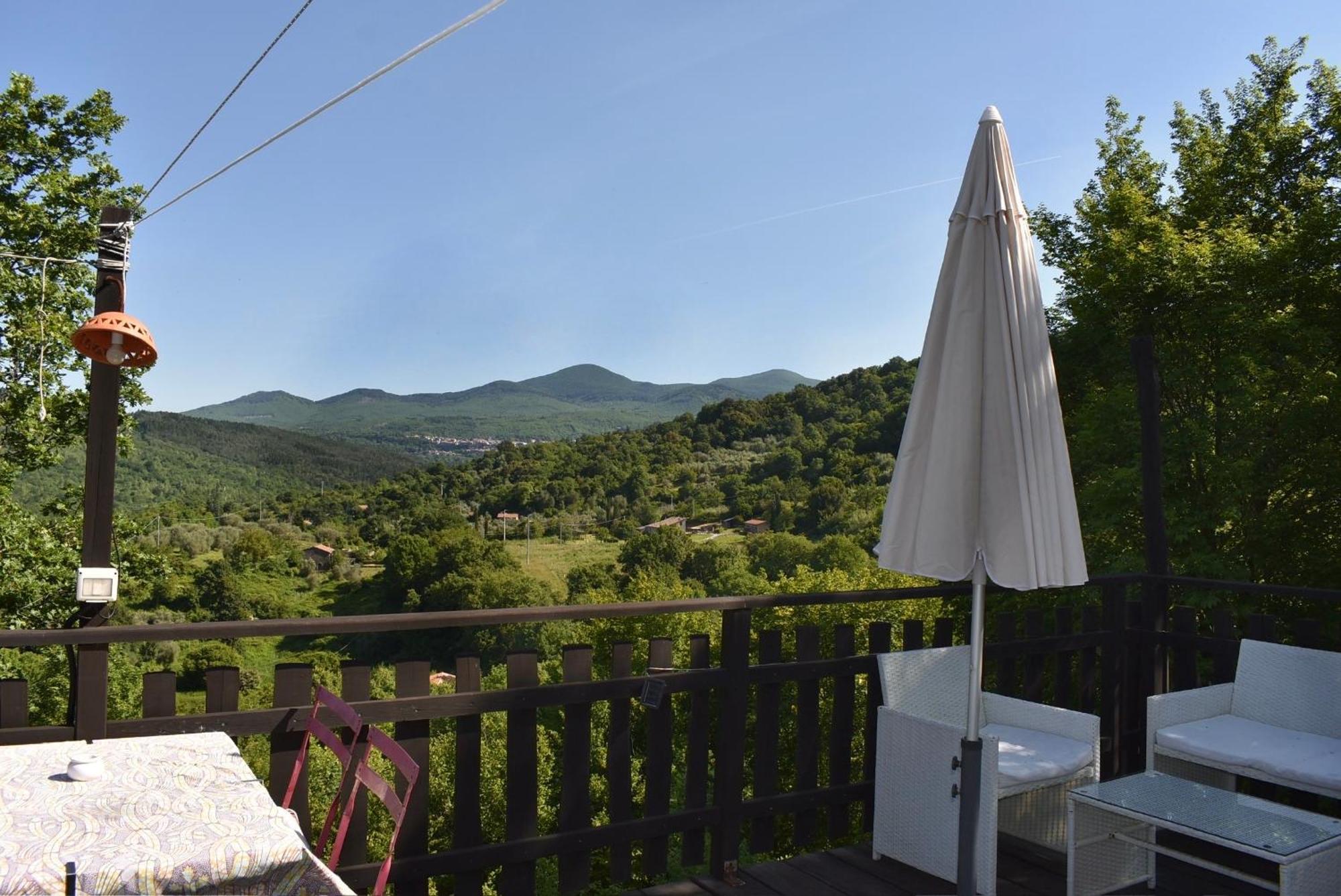 Tenda Glamping Vista Sulla Valle - Podere Di Maggio Santa Fiora Exterior photo