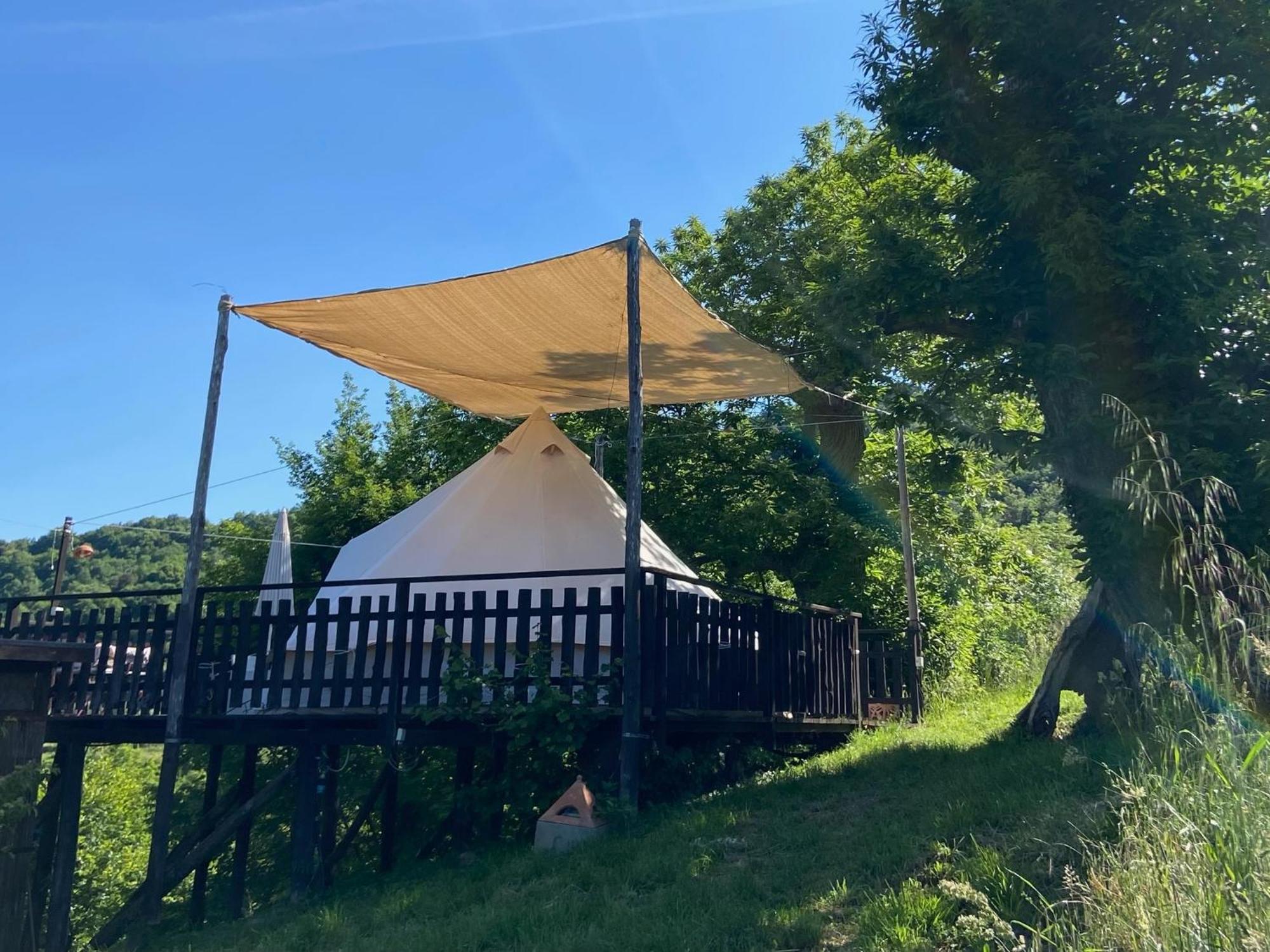 Tenda Glamping Vista Sulla Valle - Podere Di Maggio Santa Fiora Exterior photo